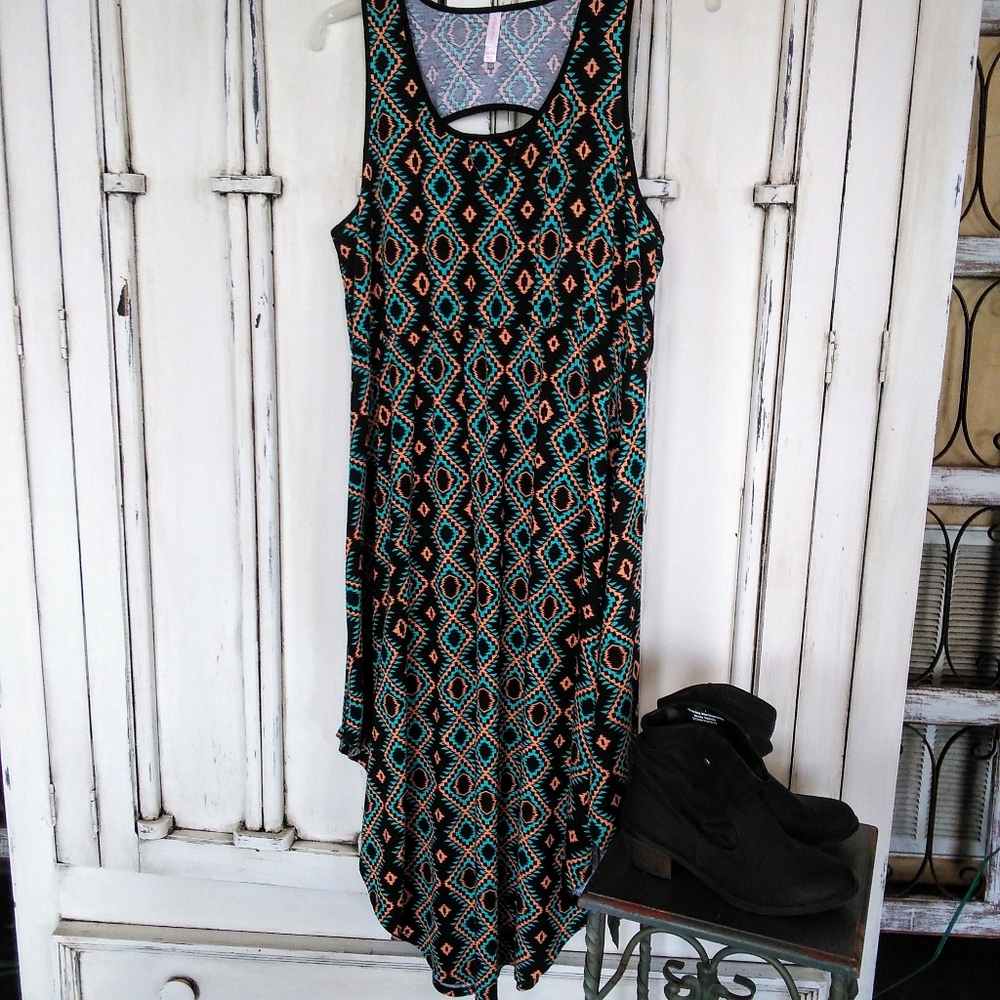 Tribal print dress